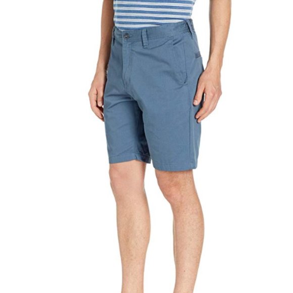 VOLCOM Men's Frickin Drifter 20" Chino Walk Shorts 05940 Size 36 - Indigo (Blue) - Picture 1 of 2